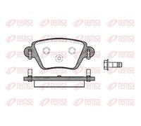 REMSA Plaquettes de freins Arrière Épaisseur 16,8mm avec accessoires avec ressort 0777.10 Compatible avec RENAULT Kangoo 1 KC, KC0/1 Kangoo 1 Express FC, FC0/1, JAGUAR X-Type Berline X400, FORD