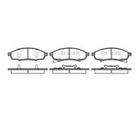 REMSA Plaquettes de freins Avant contact de signal d'usure inclus Épaisseur 17,3mm avec ressort 0531.02 Compatible avec CHEVROLET MALIBU, OLDSMOBILE CUTLASS SUPREME Coupé, BUICK Regal III Berline