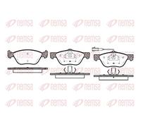 REMSA Plaquettes de freins Avant contact de signal d'usure inclus Épaisseur 19mm avec accessoires avec ressort 0589.21 Compatible avec MERCEDES-BENZ Sprinter 3-T Camion plate-forme/Châssis W903, FIAT