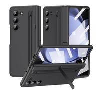 Remterad Coque Samsung Galaxy Z Fold 6 avec Protecteur d'écran intégré et Stylet capacitif, étui caché, Z Fold 6 Housse Anti-Empreintes digitales, Anti-Chute Phone Case, zfold6 Case，Noir.
