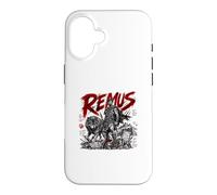 Remus Guerrier avec Loup Duo Fratres Una Urbs Coque pour iPhone 16