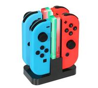Remycoo 4 En 1 Chargeur Nintendo Switch Manettes Joy-Con Charging Dock Avec Indicateur Led Fkt12