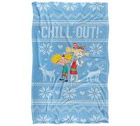 Ren and Stimpy Chill Out Plaid Ultra Doux au Toucher Soyeux - 91 x 147 cm