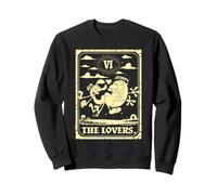Ren and Stimpy The Lovers Tarot Card Design Funny Cartoon Sweatshirt