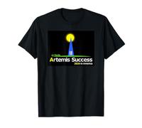 Ren-World 100 Artemis Project 1/5 : Base Lunaire, rêve de l'humanité, trajectoire vers la Migration vers Mars, déesse de la Lune en Direct sur Mars T-Shirt