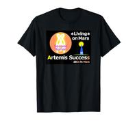 Ren-World 103 Artemis Project 4/4 : Base Lunaire, rêve de l'humanité, trajectoire vers la Migration vers Mars, déesse de la Lune en Direct sur Mars T-Shirt
