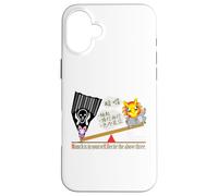 Ren-World 39 Zen Munch-1/5 Munch Cry Problem Solving Heart Bouddhist Enseignements Namahage Zen Récitation Lapin Coque pour iPhone 16 Plus