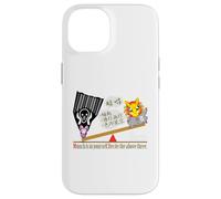 Ren-World 39 Zen Munch-1/5 Munch Cry Problem Solving Heart Bouddhist Enseignements Namahage Zen Récitation Lapin Coque pour iPhone 14