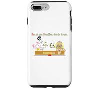 Ren-World 40 Munch Zen Munch-2/5 Munch Animal Japonais Dortoir Lapin Cœur Bouddhiste Pacifique Auto-résolvant Magatama Coque pour iPhone 7 Plus/8 Plus