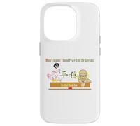 Ren-World 40 Munch Zen Munch-2/5 Munch Animal Japonais Dortoir Lapin Cœur Bouddhiste Pacifique Auto-résolvant Magatama Coque pour iPhone 14 Pro