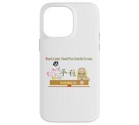 Ren-World 40 Munch Zen Munch-2/5 Munch Animal Japonais Dortoir Lapin Cœur Bouddhiste Pacifique Auto-résolvant Magatama Coque pour iPhone 14 Pro Max
