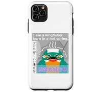 Ren-World 58 Hot Springs, Loving Birds, Kingfisher, Gonta, Relaxed, Cute, Smiling, Always Smiling, Nico Nico et Funya Face Coque pour iPhone 11 Pro Max