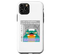 Ren-World 58 Hot Springs, Loving Birds, Kingfisher, Gonta, Relaxed, Cute, Smiling, Always Smiling, Nico Nico et Funya Face Coque pour iPhone 11 Pro