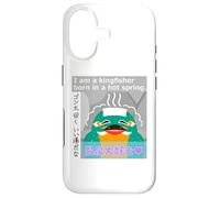 Ren-World 58 Hot Springs, Loving Birds, Kingfisher, Gonta, Relaxed, Cute, Smiling, Always Smiling, Nico Nico et Funya Face Coque pour iPhone 17