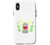 Ren-World 73 Shinto Japonais 8 Millions Naturel Symbiose Sanctuaire Paix Jizo Sourire Espoir Prière Compassion Japonais Zen Coque pour iPhone X/XS