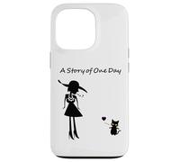 Ren-World 76 Animaux Chatons Amoureux des Chats Dame Pensant Un Jour Histoire en France Coque pour iPhone 13 Pro