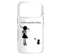 Ren-World 76 Animaux Chatons Amoureux des Chats Dame Pensant Un Jour Histoire en France Coque pour iPhone 17 Pro