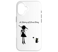 Ren-World 76 Animaux Chatons Amoureux des Chats Dame Pensant Un Jour Histoire en France Coque pour iPhone 16