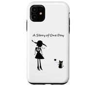 Ren-World 76 Animaux Chatons Amoureux des Chats Dame Pensant Un Jour Histoire en France Coque pour iPhone 11