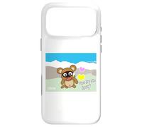 Ren-World 80 Hakuba des Alpes du Nord japonaises, Animal Mignon, Raton Laveur, vœux énergique et drôle Coque pour iPhone 17 Pro Max