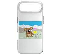 Ren-World 80 Hakuba des Alpes du Nord japonaises, Animal Mignon, Raton Laveur, vœux énergique et drôle Coque pour iPhone Air