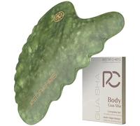 Rena Chris Outils Gua Sha pour le corps, outil Xiuyan Jade GuaSha naturel, bâtons de massage manuels pour sculpter la mâchoire et réduire les poches, masseur de soins de la peau pour tout le corps