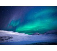 Renaiss 2.2x1.5m Arctic Aurora Photographie Fond Ciel Étoilé Toile de Fond Exploration Aventure Voyage Vacances Toile de Fond Bébé Fille Garçon Adulte Portraits Vidéo Accessoires de Studio Photo