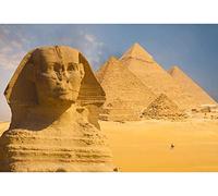 Renaiss 2.2x1.5m Pyramide égyptienne Photographie Toile de Fond Egypte Antique Sphinx désert Africain Fond Voyage Vacances Toile de Fond Famille Adulte Enfant Portrait Prise de Vue Accessoires Photo