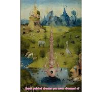 Renaissance Art Notebook, Hieronymus Bosch: Dirty gag gift, Paintings with Modern Captions, Joke Journal, Adult Humor Notebook
