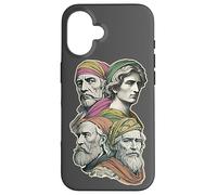 Renaissance Artist Legends Michel-Ange Raphael Coque pour iPhone 16