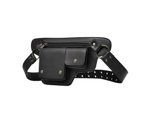 Renaissance Belt Bag - Adjustable Waist Satchel, Multi Pocket Vintage Pouch, Medieval Carry Accessory, Classic Travel Holder | Festival Cosplay Storage for Women Men Costume Pirate Running Travel