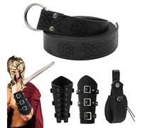 Renaissance Belt Pouch for Men and Women, Vintage Medieval Leather Waist Bag for Cosplay, Themed Events, Renaissances Fairs, LARP, Historical Festivals, & Period Costumes