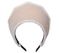 Renaissance Elizabéthane Tudor Queen Royal Coronet Chapeau à capuche pour femme Anne Boleyn Bandeau Victorien