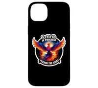 Renaissance en cours Excusez The Ashes Phoenix Rising Reborn Coque pour iPhone 14 Plus