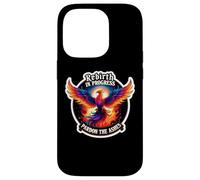 Renaissance en cours Excusez The Ashes Phoenix Rising Reborn Coque pour iPhone 14 Pro