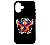 Renaissance en cours Excusez The Ashes Phoenix Rising Reborn Coque pour iPhone 16