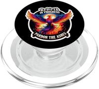Renaissance en cours Excusez The Ashes Phoenix Rising Reborn PopSockets PopGrip pour MagSafe