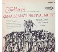 Renaissance Festival Music - Flemish Dances and Venetian Music. New York ProMusica Instrumental Ensemble, Noah Greenberg, Director