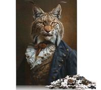 Renaissance Iberian Lynx Puzzle 1000 Pièces Educa Jouet en Bois Divertissement Créatif Décoration Intérieure Jeu Éducatif Challenge Toy Adultes & Enfants des 14 Ans 1000pcs (40x28cm)