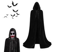 Renaissance -Manteau | 150 cm Cape à Capuche Unisexe Cosplay Costume Vampire Magique Ajouté.Halo Méthode User Stade Festival Outdoor Party Hunting Performance Dress Up Adventure