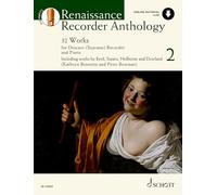 Anthologie Renaissance de la flûte à bec – 32 pièces pour soprano (descant) et piano – Schott