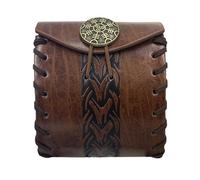 Renaissances Ceinture PU Cuir Cube Change Bourse Petit Portefeuille Cosplay Coin Pochettes pour Hommes Femmes PU Cuir Cube Renaissances Ceinture Médiévale Coin Pochettes Cosplay Portefeuille