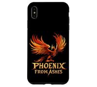 Renaître dans le feu comme un véritable costume de phénix Coque pour iPhone XS Max