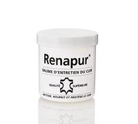 Renapur Baume d'entretien pour le cuir 220ML + 2 éponges (marque Française)