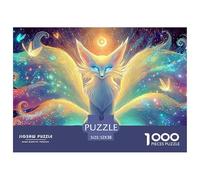 Renard à Neuf queues1000 Puzzles Adults Puzzle Adults Puzzle Puzzle Game Home Decoration Decompression 52x38cm/1000pcs