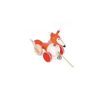 Janod Jouet à promener Renard Zigolos en bois FSC Multicolore TU