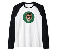 Renard À VÉLO avec Casquette D'ENDURANCE RÉALISTE Manche Raglan