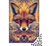 Renard Animal Motif 1000 Pièces Mini Puzzle pour Adultes Jeu Cérébral