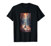 Renard Automne Nature Faune Forêt Aventure Animaux T-Shirt