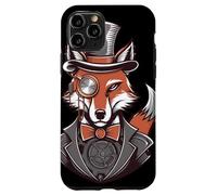 Renard avec Chapeau Haut De Forme Monocle Coque pour iPhone 11 Pro